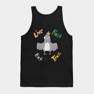 Live Fast Eat Trash Tank Top